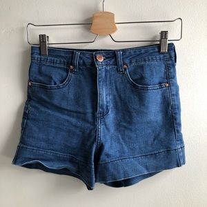 High-Waisted F21 Denim Shorts